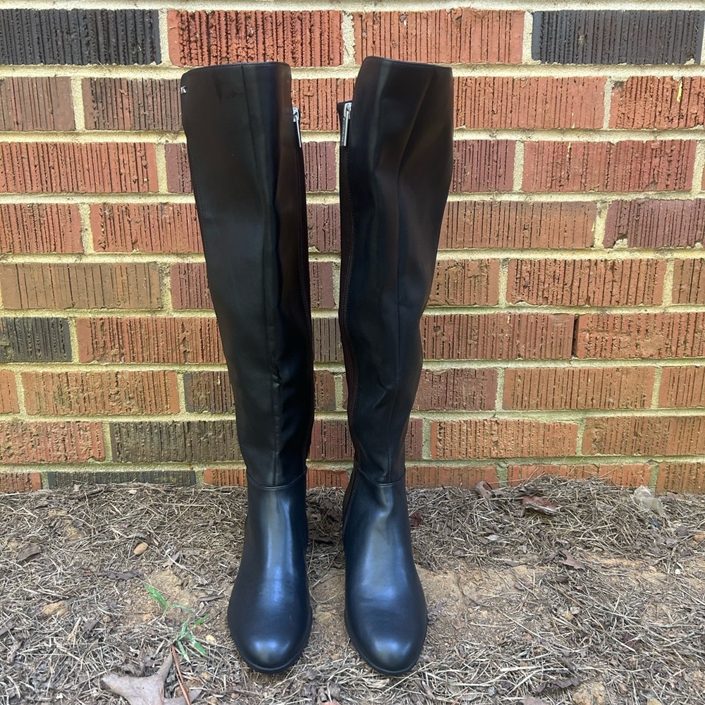 Michael Kors Tall Black Riding Boots – Timeless Style